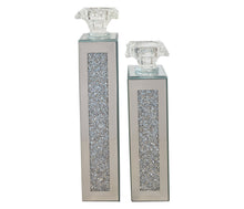 Load image into Gallery viewer, Crystal Crushed Candle Holder - 2 Sizes Available
