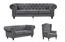 Load image into Gallery viewer, Chesterfield Tufted Lounge Beige Image 1