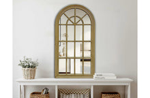 Load image into Gallery viewer, CLEARANCE Hamptons Arch Window Style Mirror - 70cm x 130cm