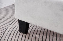 Load image into Gallery viewer, CLEARANCE - Winston Velvet Tufted Bed - Light Grey