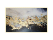 Load image into Gallery viewer, Gold Atlantic Framed Canvas Wall Art - X Large