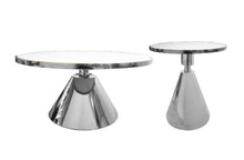 Load image into Gallery viewer, Glam Designer Marble Coffee Table and Side Table Collection - 3 Colours Available