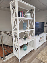 Load image into Gallery viewer, CLEARANCE - Hampton's Style Bookcase 4 Tier Shelving / Shelf - 100cm x 40cm x 200cm