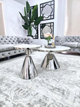 Load image into Gallery viewer, Glam Designer Marble Coffee Table and Side Table Collection - 3 Colours Available