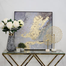 Load image into Gallery viewer, Gold Marble Framed Canvas Wall Art - Small