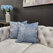 Load image into Gallery viewer, Atlantis Blue Designer Luxury Cushion