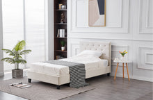 Load image into Gallery viewer, CLEARANCE - Winston Velvet Tufted Bed - Light Grey
