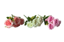 Load image into Gallery viewer, Artificial Rose Bunch 31cm - 3 Colours Available
