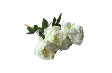 Load image into Gallery viewer, Artificial Peony/Frangipani Bunch 43cm – Available in 4 Colors