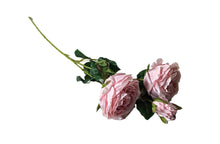 Load image into Gallery viewer, Artificial 3 Stem Roses 60cm - 3 Colors Available