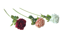 Load image into Gallery viewer, Artificial Single Stem Rose 64cm - 3 Colours Available