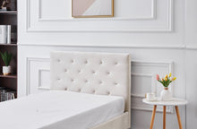 Load image into Gallery viewer, CLEARANCE - Winston Velvet Tufted Bed - Light Grey