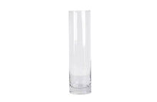 Load image into Gallery viewer, Clear Cylinder Flower Vase 40cm