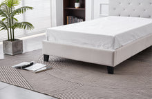 Load image into Gallery viewer, CLEARANCE - Winston Velvet Tufted Bed - Light Grey