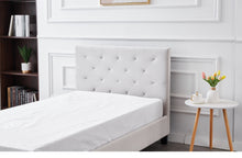 Load image into Gallery viewer, CLEARANCE - Winston Velvet Tufted Bed - Light Grey