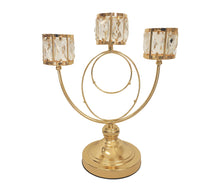 Load image into Gallery viewer, CLEARANCE - Trio Crystal Candle Holder - 3 Colours Available