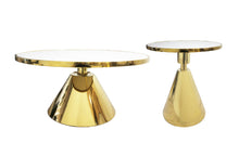 Load image into Gallery viewer, Glam Designer Marble Coffee Table and Side Table Collection - 3 Colours Available