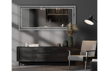 Load image into Gallery viewer, CLEARANCE - Beaded Framed Mirror - WHITE COLOUR ONLY