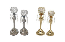 Load image into Gallery viewer, CLEARANCE - Crystal Ball Candle Holder - 2 Sizes Available