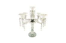 Load image into Gallery viewer, CLEARANCE - Crystal Candelabra 5 Arms