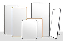 Load image into Gallery viewer, Metal Rectangle Mirrors Range - Black / Gold - 4 Sizes Available