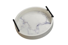 Load image into Gallery viewer, Maison Round Marble Tray Set of 2 - 2 Colours Available