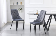 Load image into Gallery viewer, Button Tufted Dining Chair - 2 Colours Available