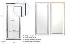 Load image into Gallery viewer, Beaded Framed Mirrors - 5 Sizes available