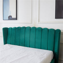 Load image into Gallery viewer, CLEARANCE - Vienna Velvet Bed - Peacock Green