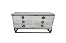 Load image into Gallery viewer, CLEARANCE - Athens Mirrored Dresser Table - Black