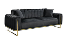 Load image into Gallery viewer, AVA Luxury Velvet Sofa Bed Lounge Set - 3 Colours Available