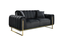 Load image into Gallery viewer, AVA Luxury Velvet Sofa Bed Lounge Set - 3 Colours Available