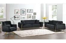 Load image into Gallery viewer, AVA Luxury Velvet Sofa Bed Lounge Set - 3 Colours Available