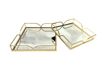Load image into Gallery viewer, Willow Square Tray Set of 2 - 2 Colours Available