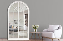 Load image into Gallery viewer, CLEARANCE - Hamptons Arch Window Style Mirrors Range - 4 Sizes Available