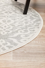 Load image into Gallery viewer, Chrome Lydia Silver Rug - 3 Sizes Available