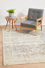 Load image into Gallery viewer, Evoke White Silver Rug - 3 Sizes Available
