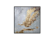 Load image into Gallery viewer, Gold Marble Framed Canvas Wall Art - Small
