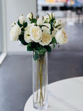 Load image into Gallery viewer, Clear Cylinder Flower Vase 40cm