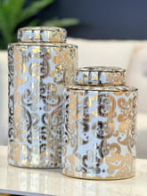 Load image into Gallery viewer, Armani Ceramic Canister - 2 Sizes Available