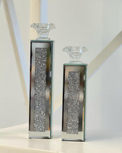 Load image into Gallery viewer, Crystal Crushed Candle Holder - 2 Sizes Available