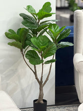 Load image into Gallery viewer, Artificial Fiddle Leaf Plant - 110CM