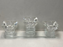 Load image into Gallery viewer, CLEARANCE - Tea Light Crystal Candle Holder - 2 Sizes Available
