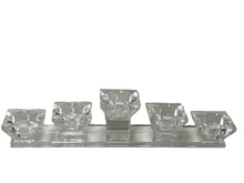 Load image into Gallery viewer, CLEARANCE - Tea Light Crystal Candle Holder - 2 Sizes Available