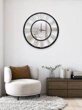 Load image into Gallery viewer, Decorative Beaded Mirrored Clock - 2 Colours Available