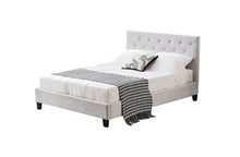 Load image into Gallery viewer, CLEARANCE - Winston Velvet Tufted Bed - Light Grey