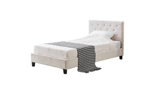 Load image into Gallery viewer, CLEARANCE - Winston Velvet Tufted Bed - Light Grey