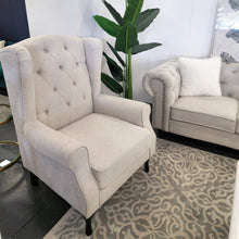 Load image into Gallery viewer, Chesterfield Tufted Arm Chairs - 2 Colours Available