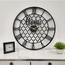 Load image into Gallery viewer, Quatrefoil Wall Clock - 80cm - 2 Colours Available