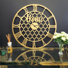 Load image into Gallery viewer, Quatrefoil Wall Clock - 80cm - 2 Colours Available